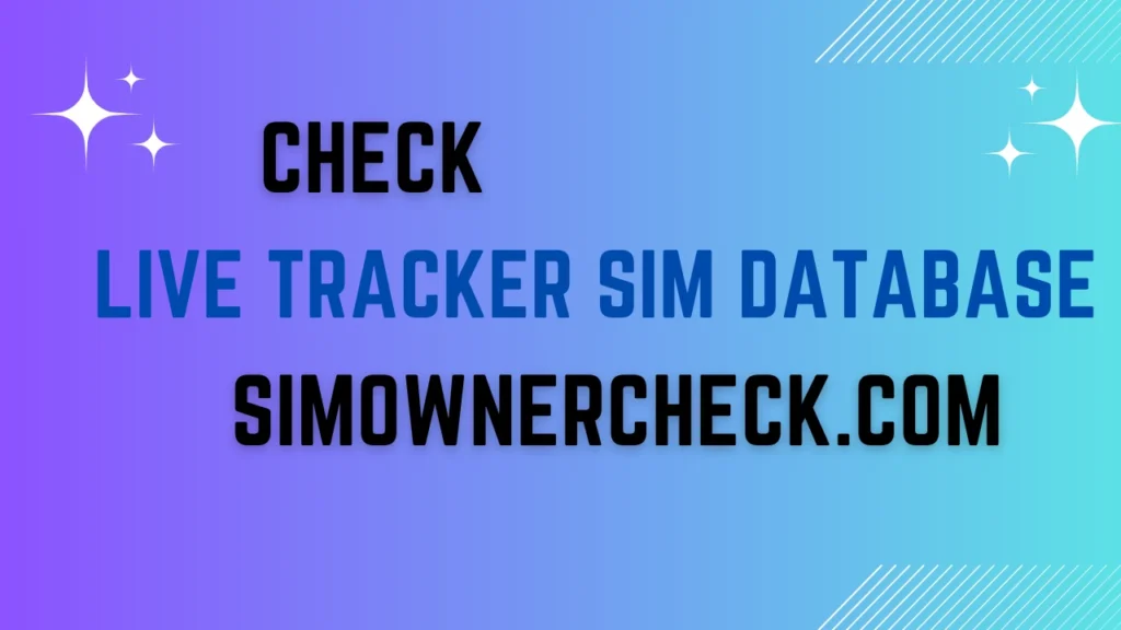 Live Tracker SIM Database
