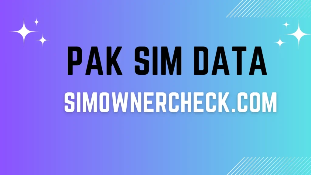 Pak Sim Data